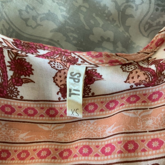 RARE Spell Sunset Rose Boho Playdress XS - Picture 5 of 8